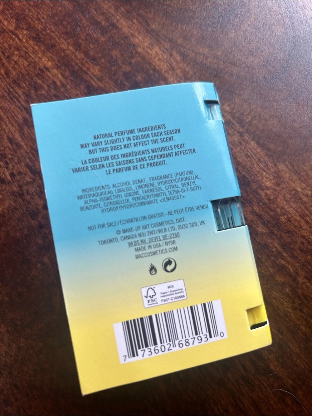 NEW MAC TurQuatic Fragrance Sample - Picture 4 of 4